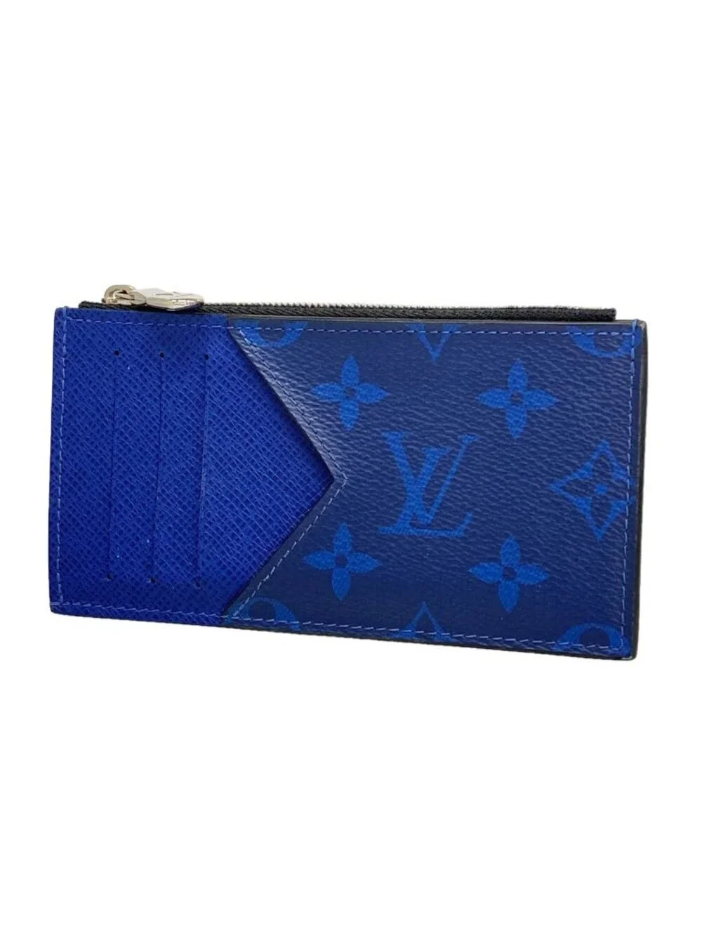 Louis Vuitton Taigarama Coin Card Holder Cobalt